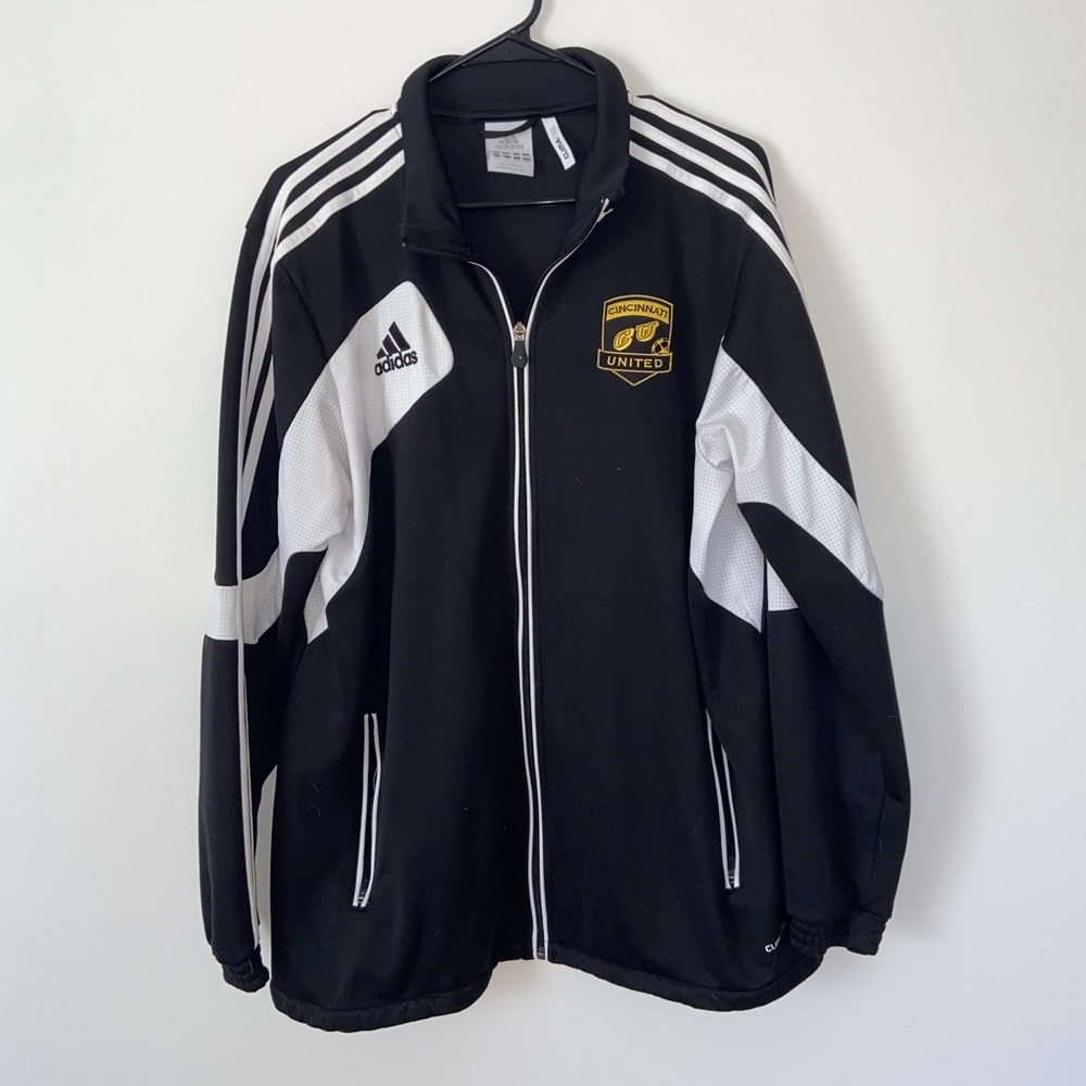 Adidas Cincinnati United Soccer Zip-up Size Large